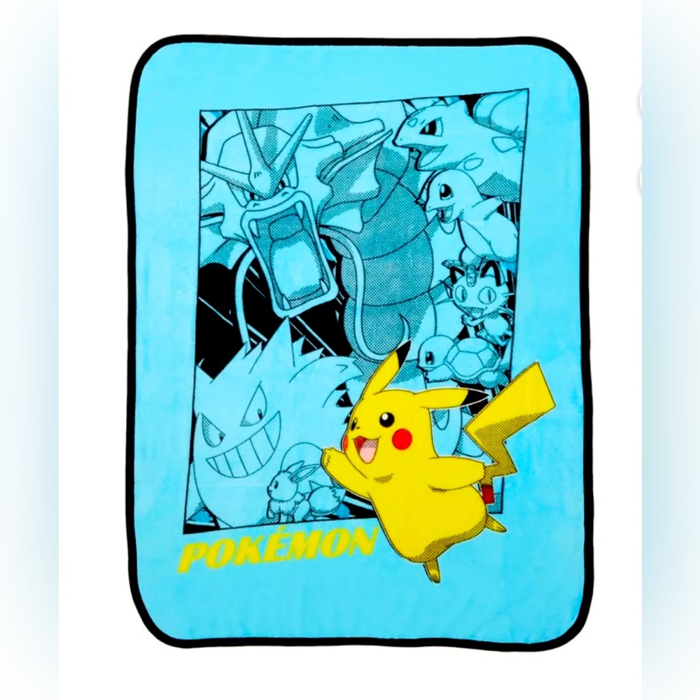 Pokemon Kids Silky Soft Plush Throw